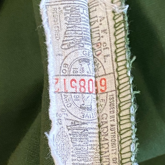 Minnesota Woolen Vintage Green Jacket & Skirt 2 Piece Set / Gold Snap Closures - Picture 14 of 16